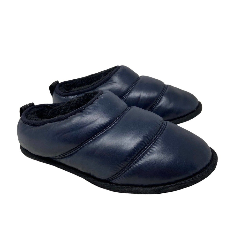 Sorel Women's Navy Blue Hadley Faux Fur Lined Slippers sz 7
